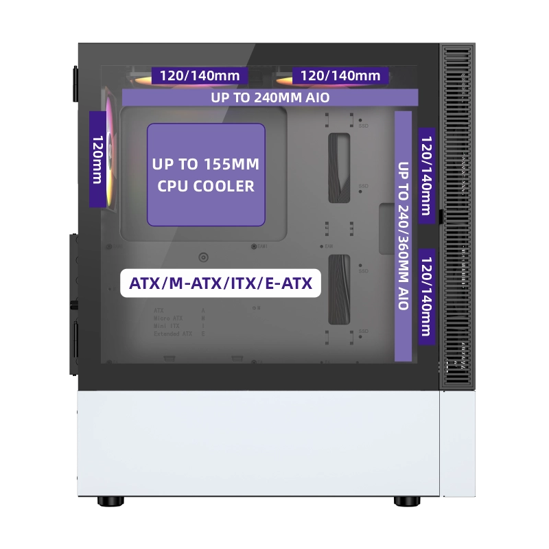 xyz-airone-200-glass-atx-black-white-size
